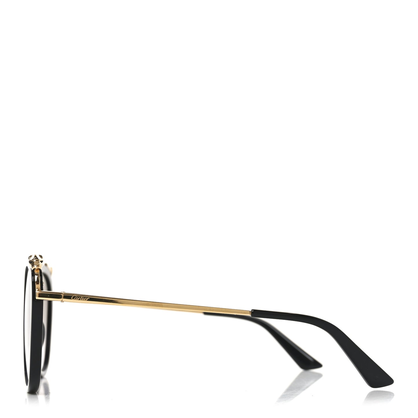 Panthere De Cartier Sunglasses CT0150S Black Gold