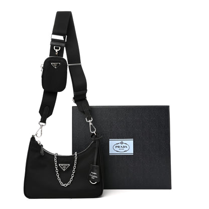 Prada Nylon Re-Edition 2005 Shoulder Bag Black 11 of 11