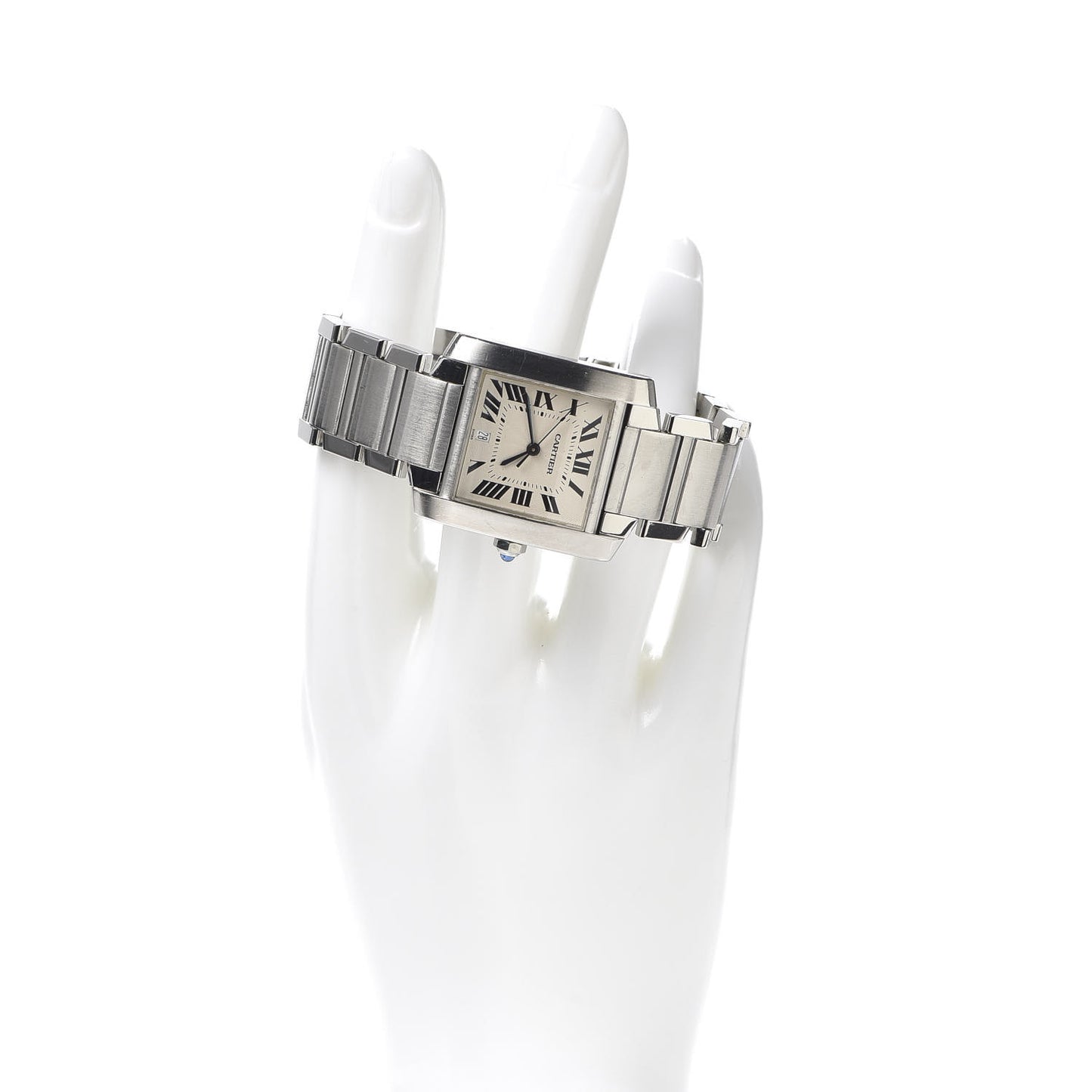 Stainless Steel 28mm Tank Francaise Automatic Watch
