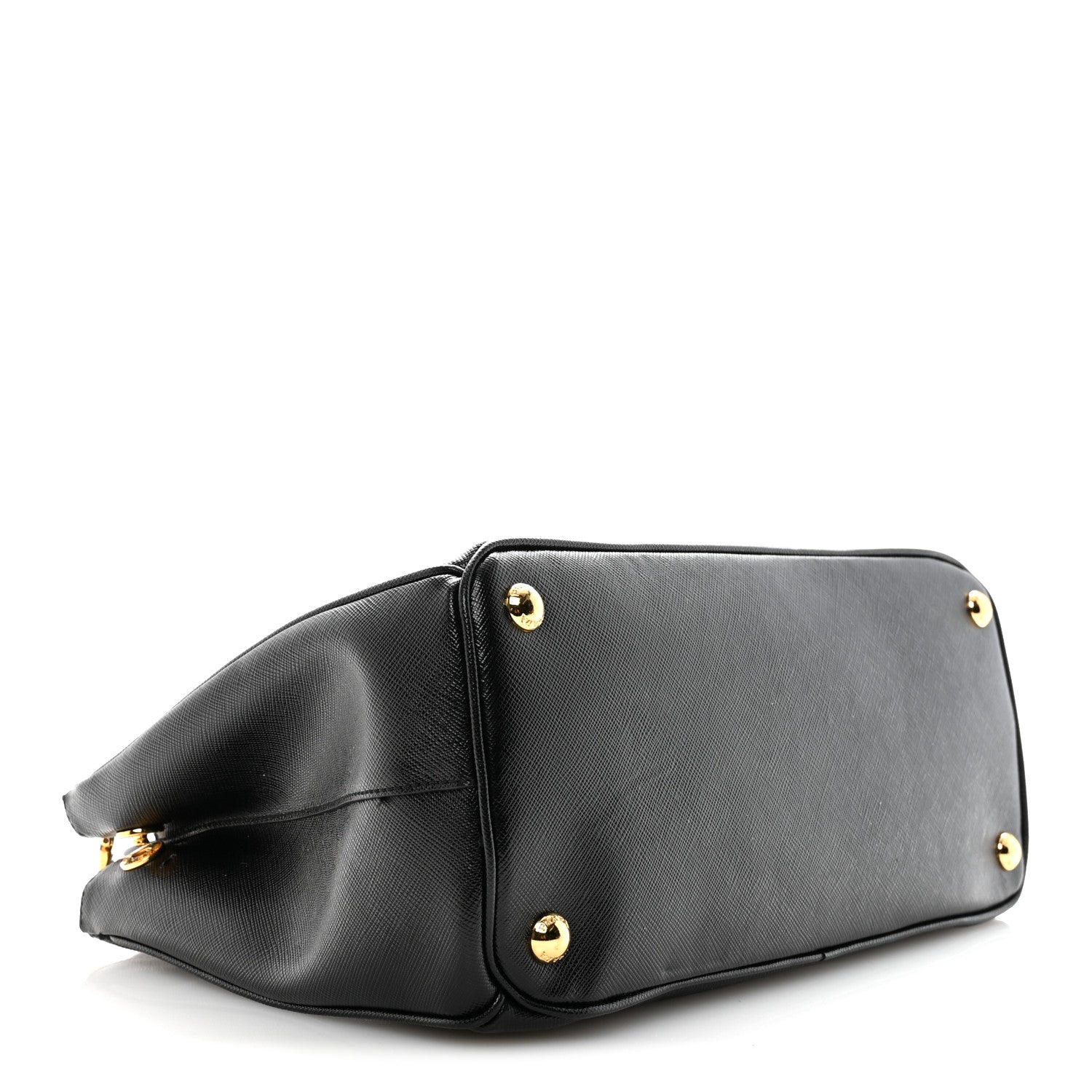 Prada Saffiano Small Galleria Double Zip Tote Black 4 of 12