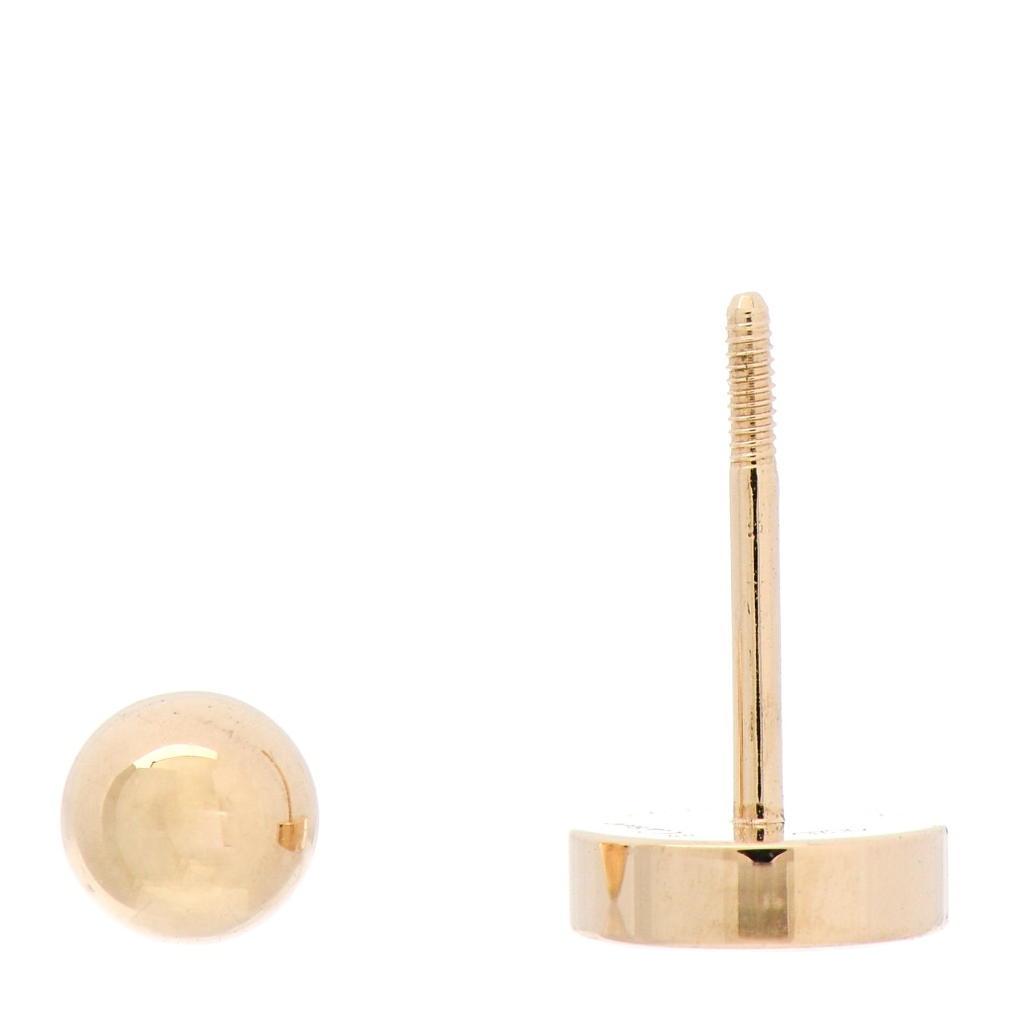18K Yellow Gold LOVE Single Earring