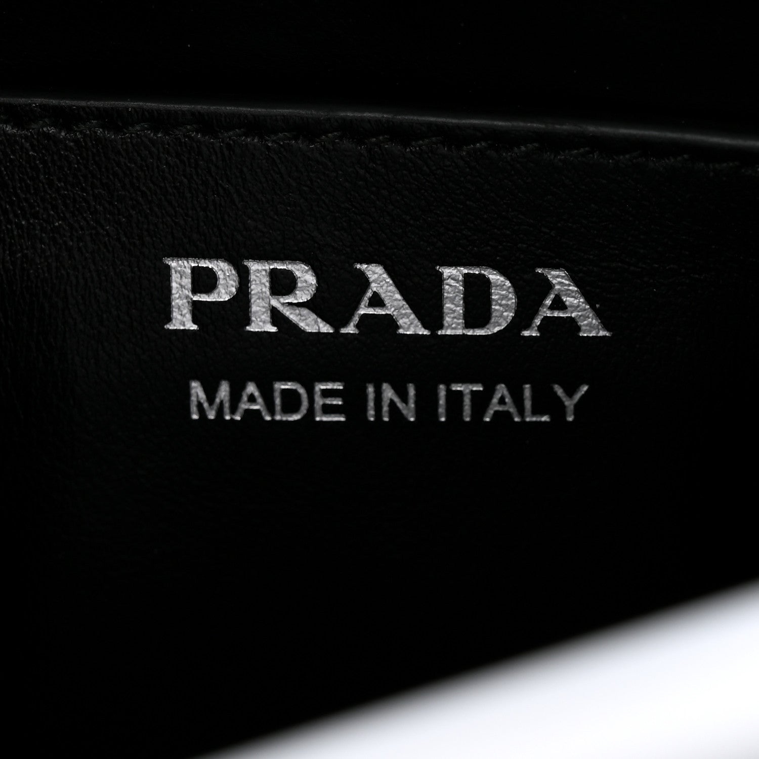 Prada Soft Calfskin Impunture Diagramme Belt Bag Black 6 of 9