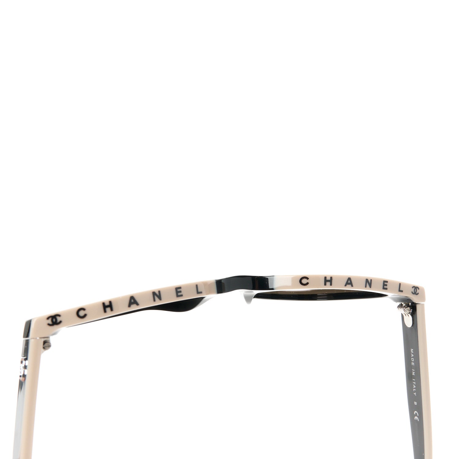 Chanel Acetate CC Butterfly Sunglasses 5414 Black Beige 8 of 9