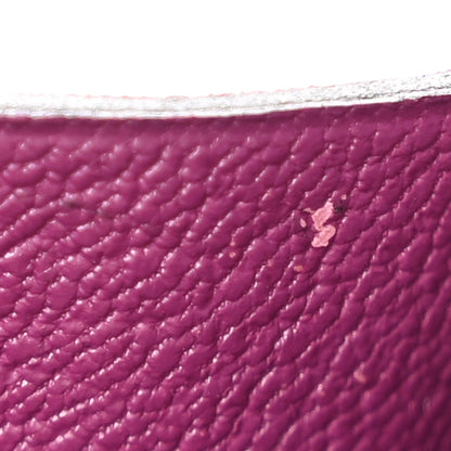 Hermes Evercolor Constance Slim Wallet Anemone 9 of 10
