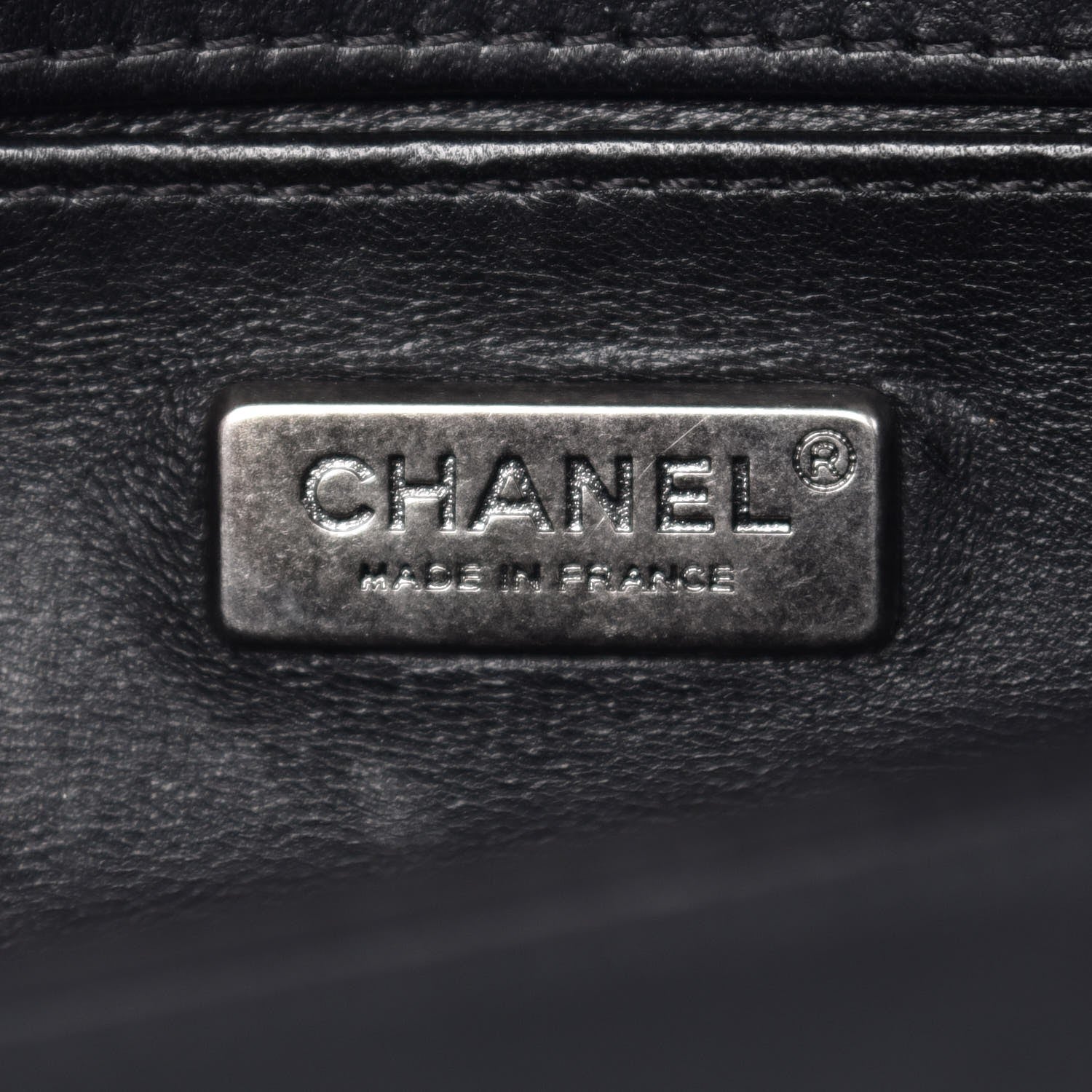 Chanel Lambskin Embellished Medium Boy Flap Black 6 of 9