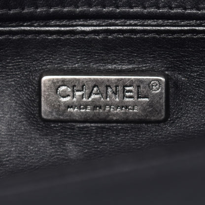Chanel Lambskin Embellished Medium Boy Flap Black 6 of 9