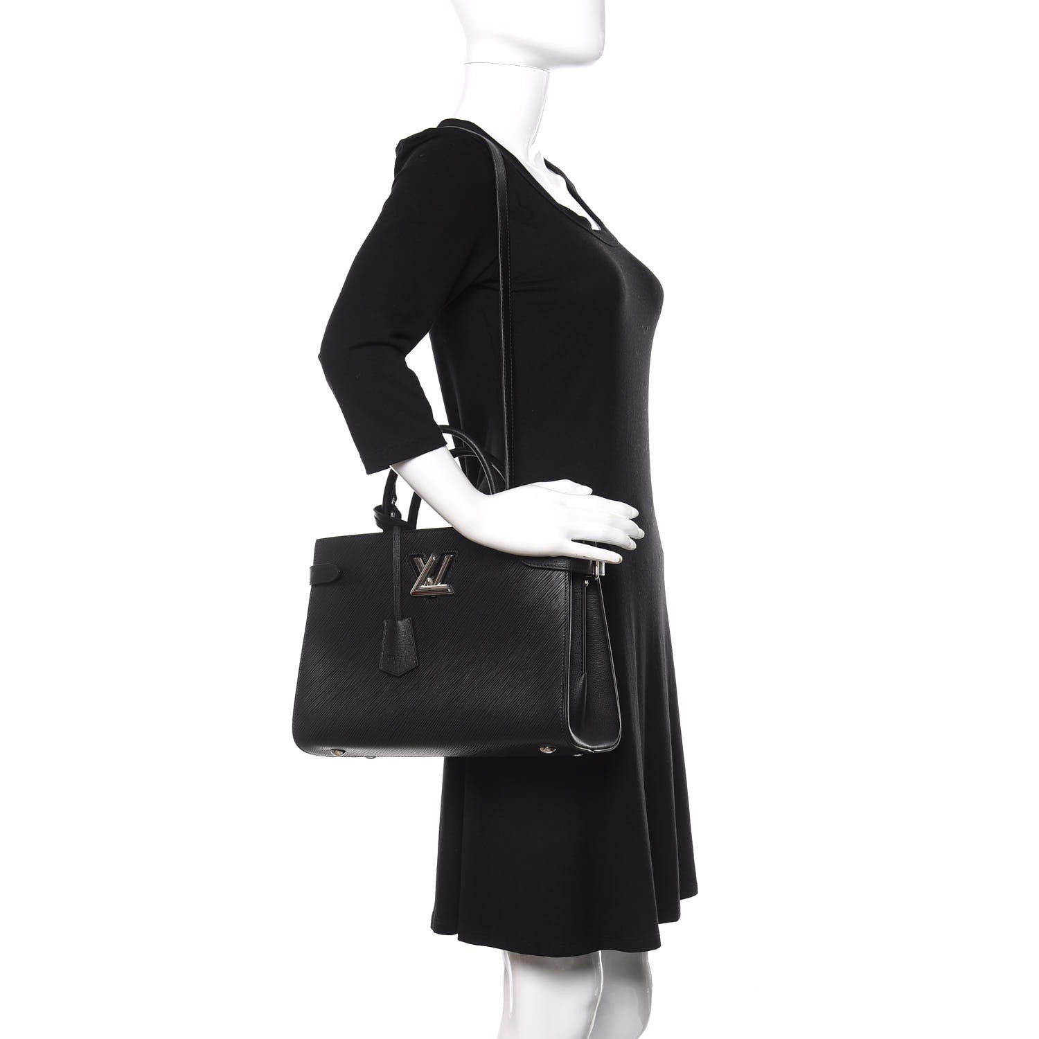 Louis Vuitton Epi Twist Tote Black 2 of 9