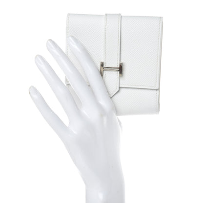 Hermes Epsom Bearn Recto Verso Wallet Blanc 2 of 9