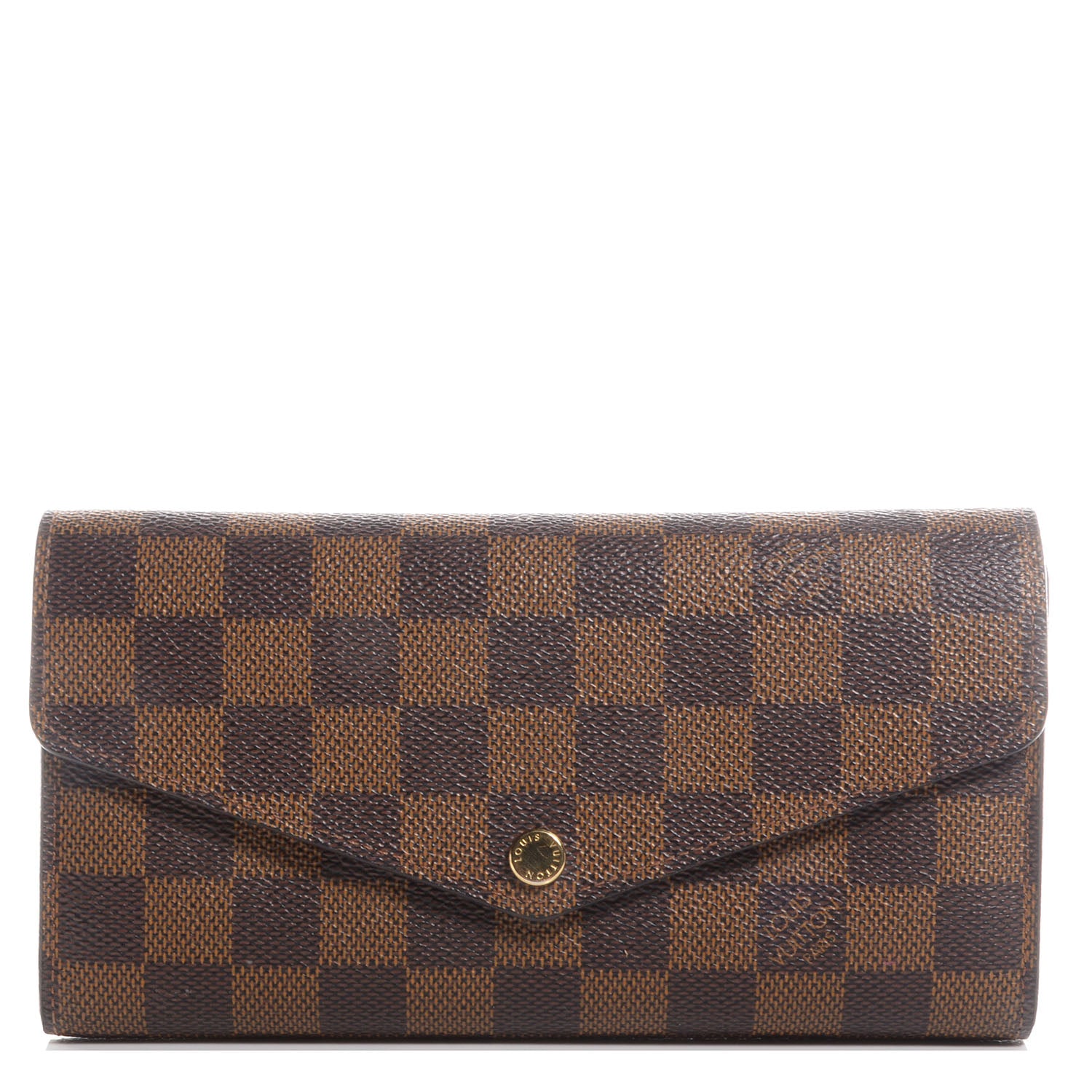 Louis Vuitton Damier Ebene Sarah Wallet 1 of 7