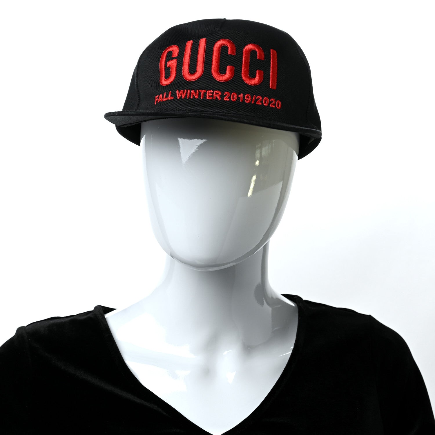 Gucci Embroidered Baseball Hat XL Black 2 of 9