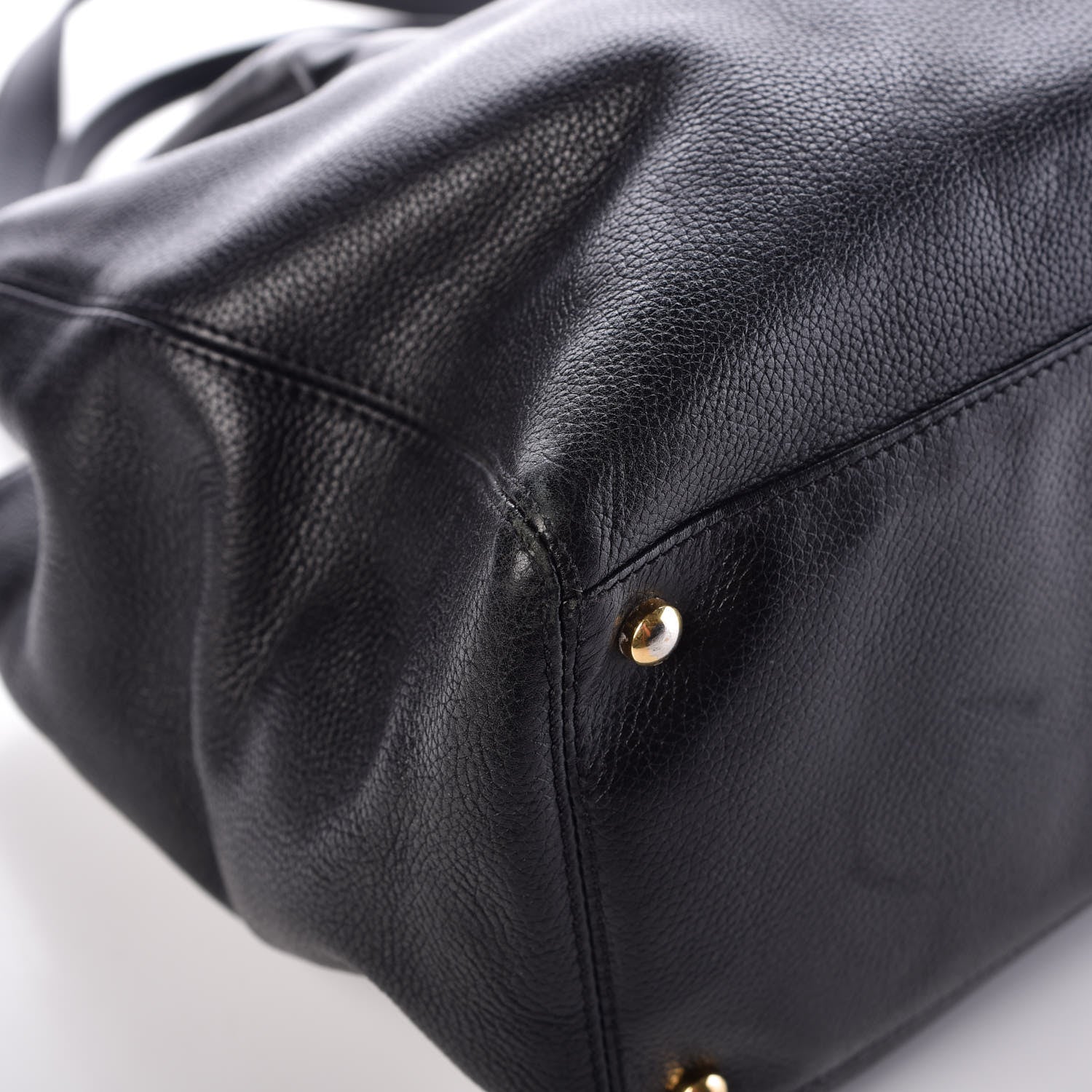 Chanel Calfskin Cerf Executive Shopper Tote Black 8 of 12