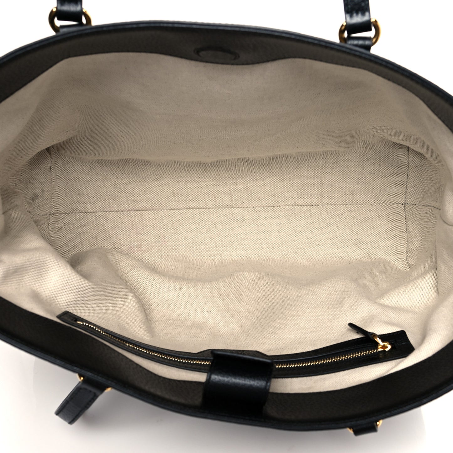 Jacquard Black Denim GG Monogram Medium Ophidia Shopping Tote Black Ivory