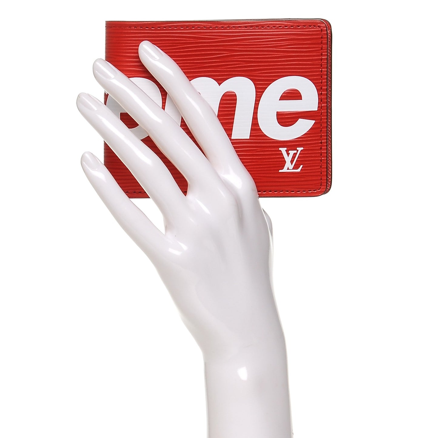 X SUPREME Epi Slender Wallet Red