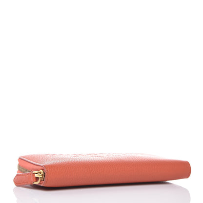 Burberry Soft Grain Elmore Zip Around Wallet Orange 4 of 8