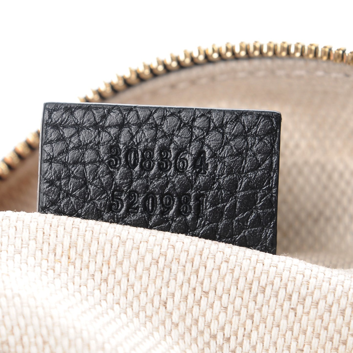 Pebbled Calfskin Small Soho Disco Bag Black