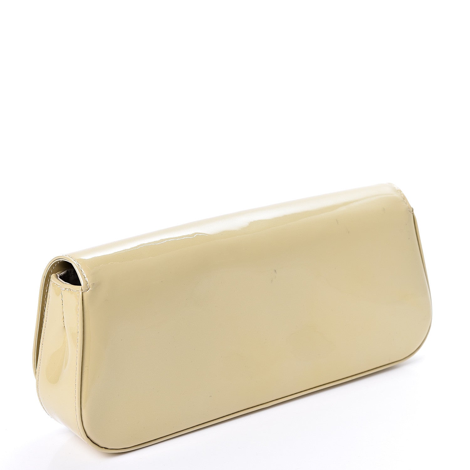Louis Vuitton Patent Sobe Clutch Blanc Corail 2 of 10