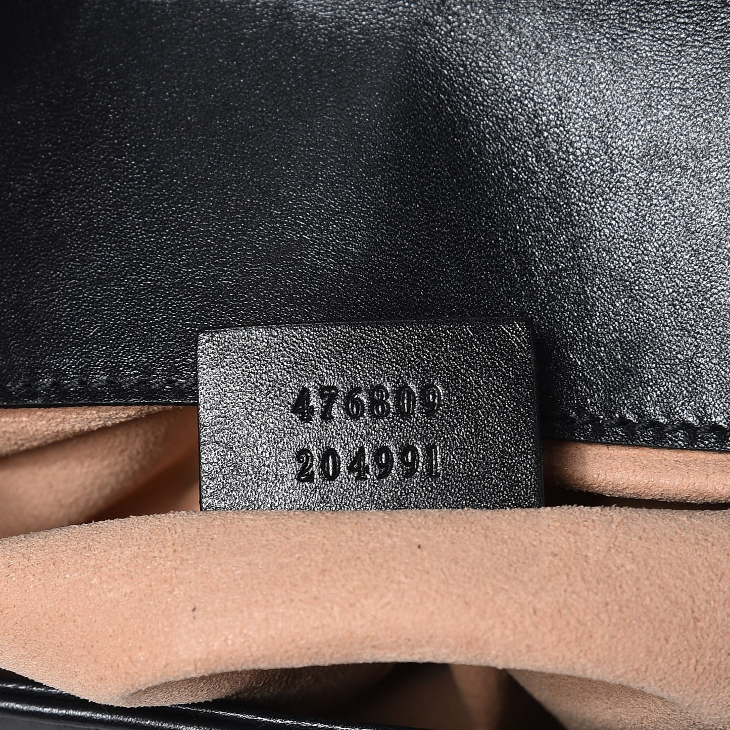 Calfskin Matelasse Pearly GG Marmont Chain Belt Bag Black