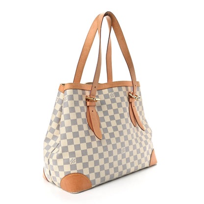 Louis Vuitton Damier Azur Hampstead MM 2 of 16