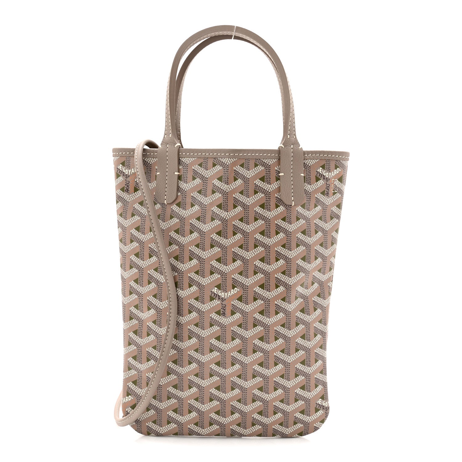 Goyard Goyardine Poitiers Claire Voie Tote Grege Khaki 1 of 10