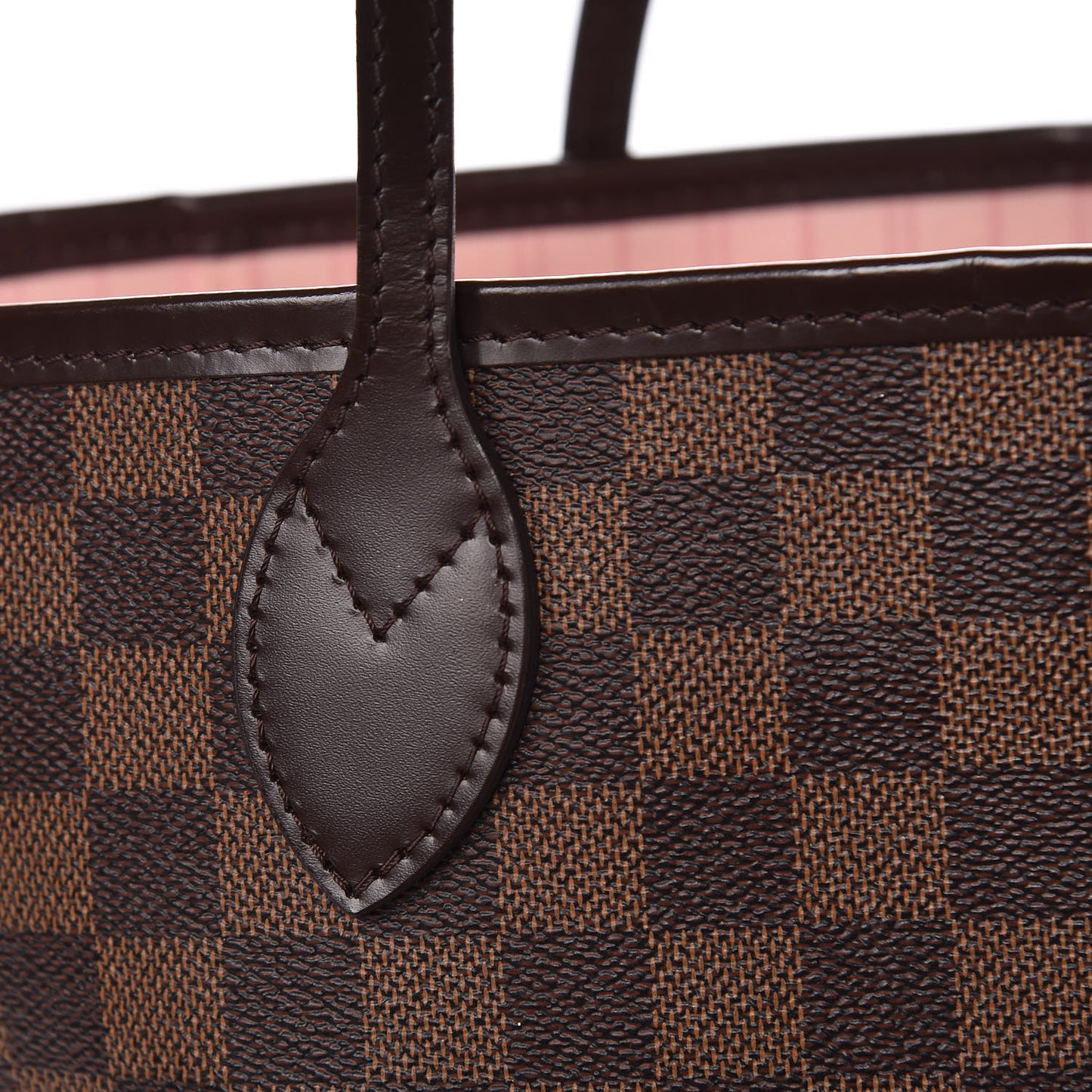 Damier Ebene Neo Neverfull MM Rose Ballerine