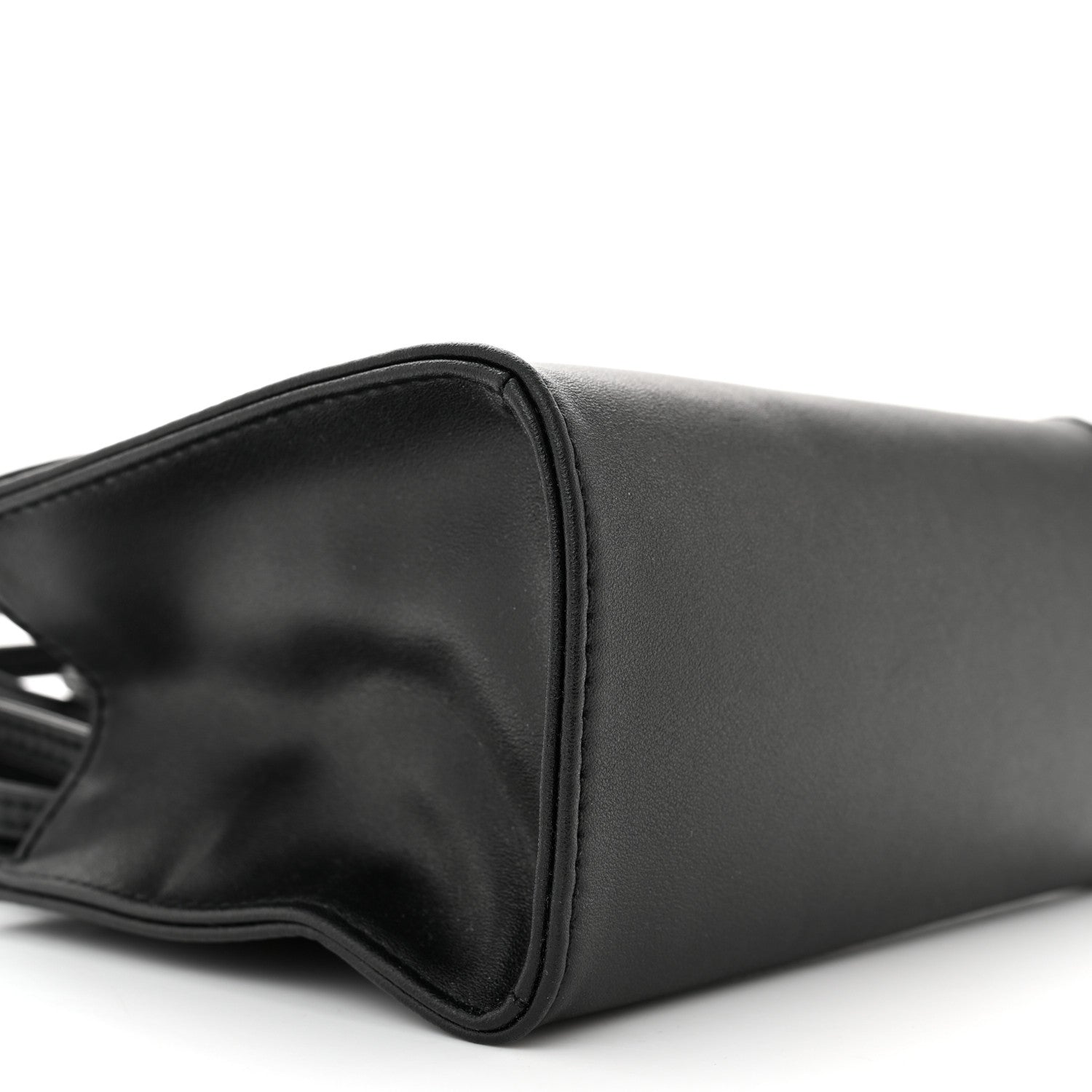 Telfar Vegan Leather Small Shopping Bag Black 9 of 10