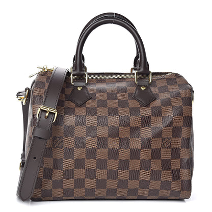 Louis Vuitton Damier Ebene Speedy Bandouliere 25 1 of 10