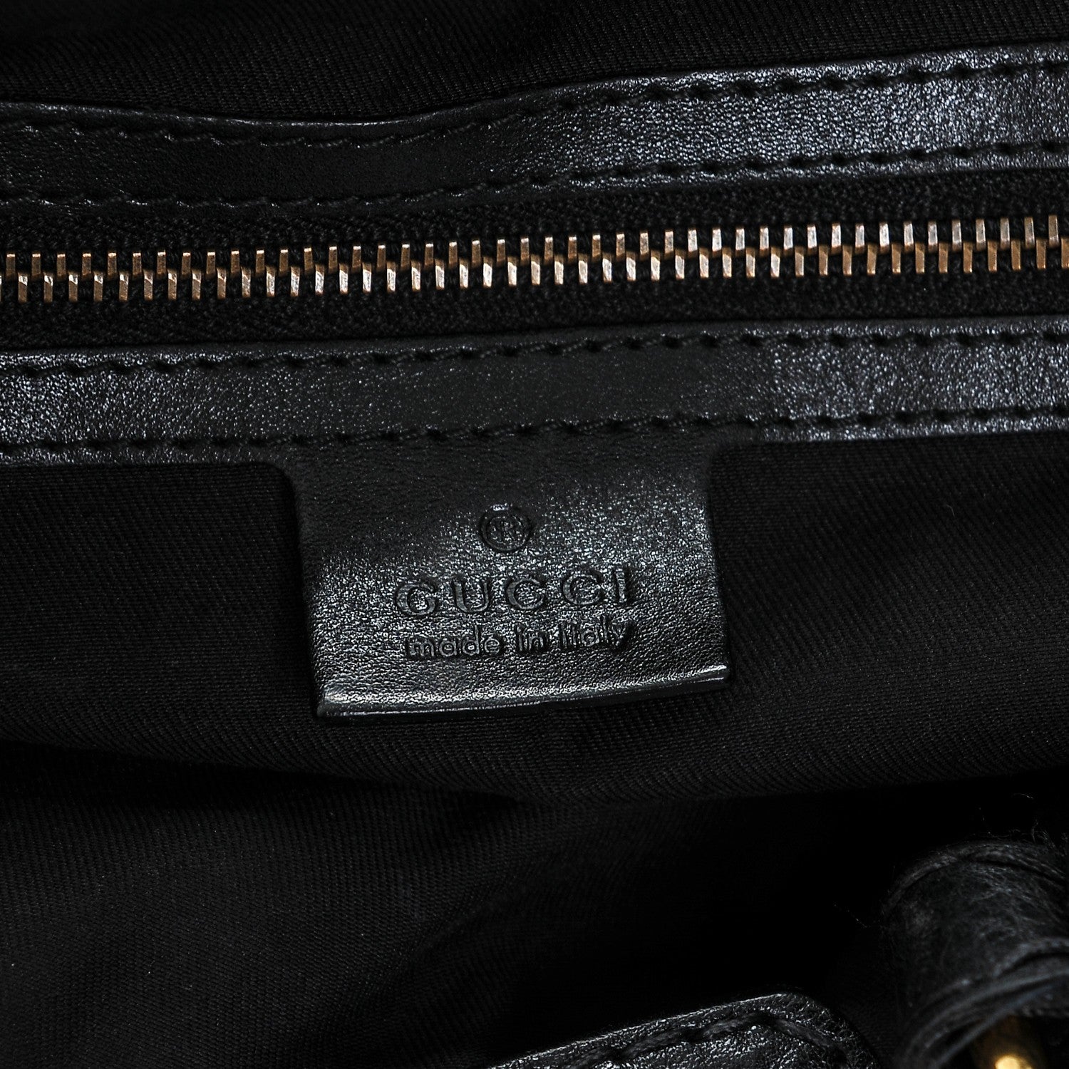 Gucci Monogram Large Jockey Hobo Black 6 of 6