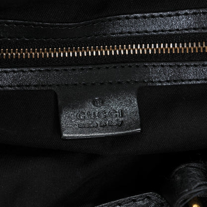 Gucci Monogram Large Jockey Hobo Black 6 of 6