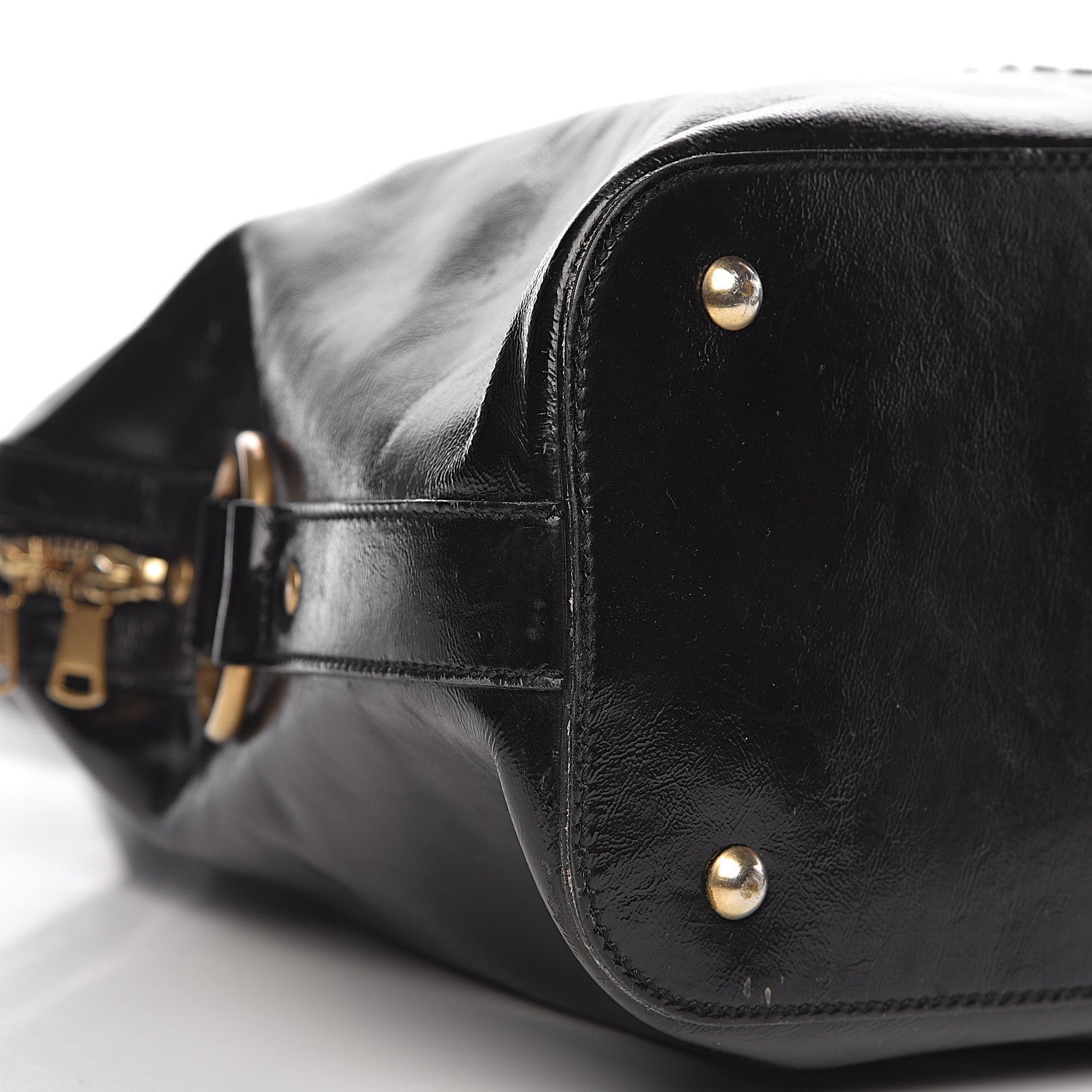 Saint Laurent Patent Oversized Muse Black 10 of 13