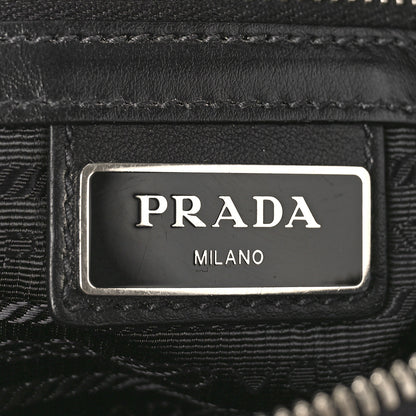 Prada Saffiano Zip Crossbody Bag Black 6 of 8