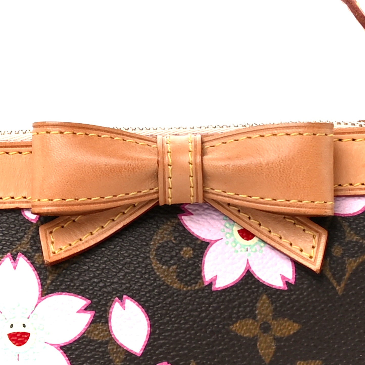 Monogram Cherry Blossom Pochette Accessories Brown
