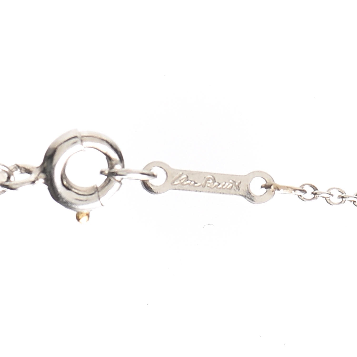 Tiffany Platinum 12mm Elsa Peretti Cross Pendant Necklace 5 of 7