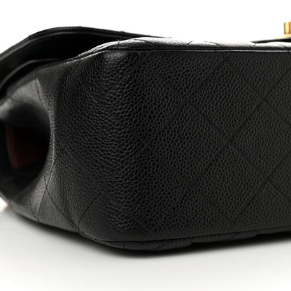 Chanel Caviar Quilted Jumbo Double Flap Black 9 of 14