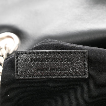 Saint Laurent Calfskin Y Quilted Monogram Medium Loulou Chain Satchel Black 6 of 9