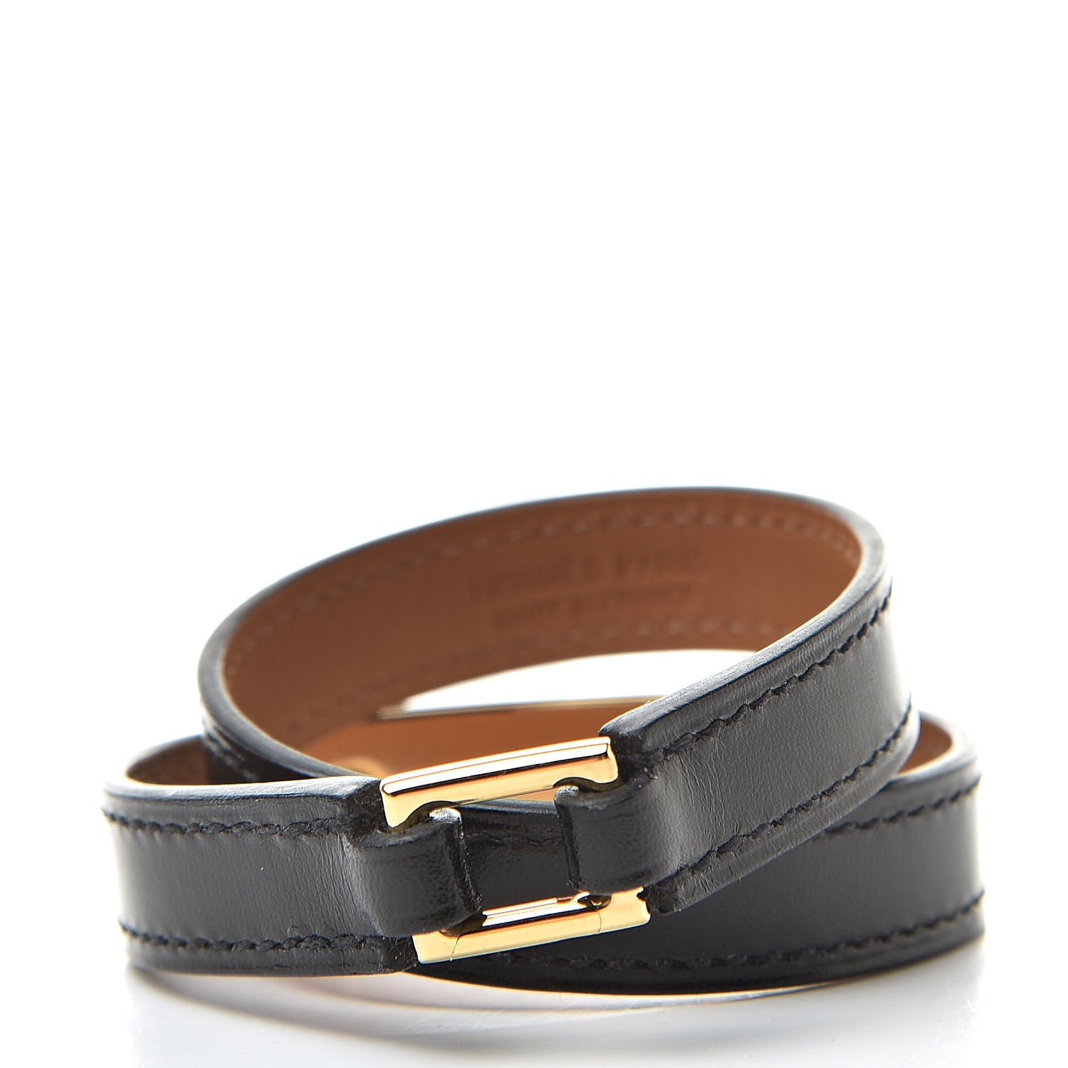 Hermes Box Rivale Double Tour Bracelet XS Black 3 of 7