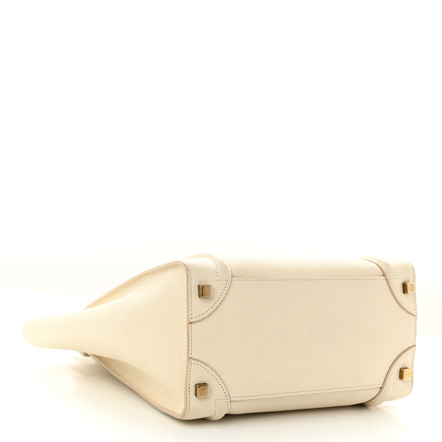 Goatskin Micro Luggage White