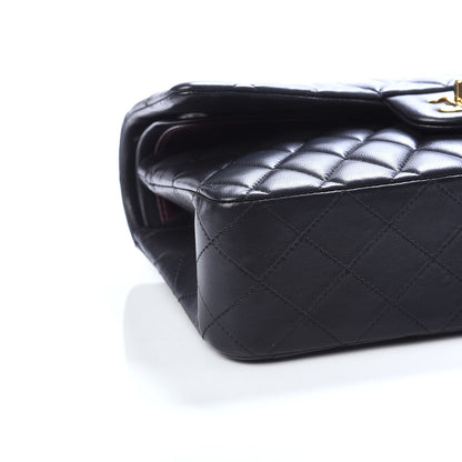 Chanel Lambskin Quilted Medium Double Flap Black 10 of 13