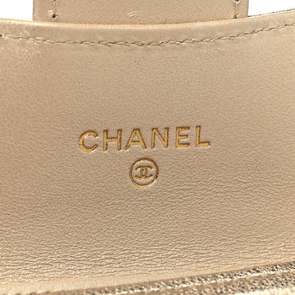 Chanel Metallic Lambskin Quilted Belt Bag Gold Gold 6 of 11