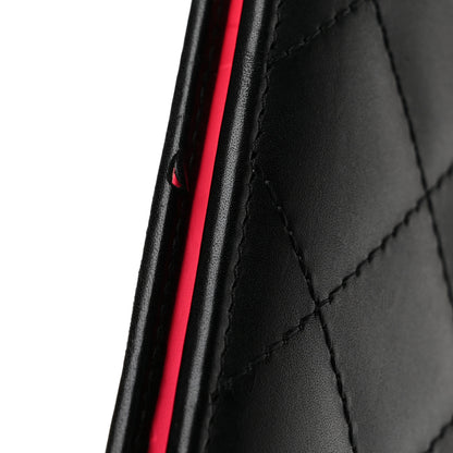 Chanel Calfskin Quilted Cambon Yen Wallet Black 12 of 13