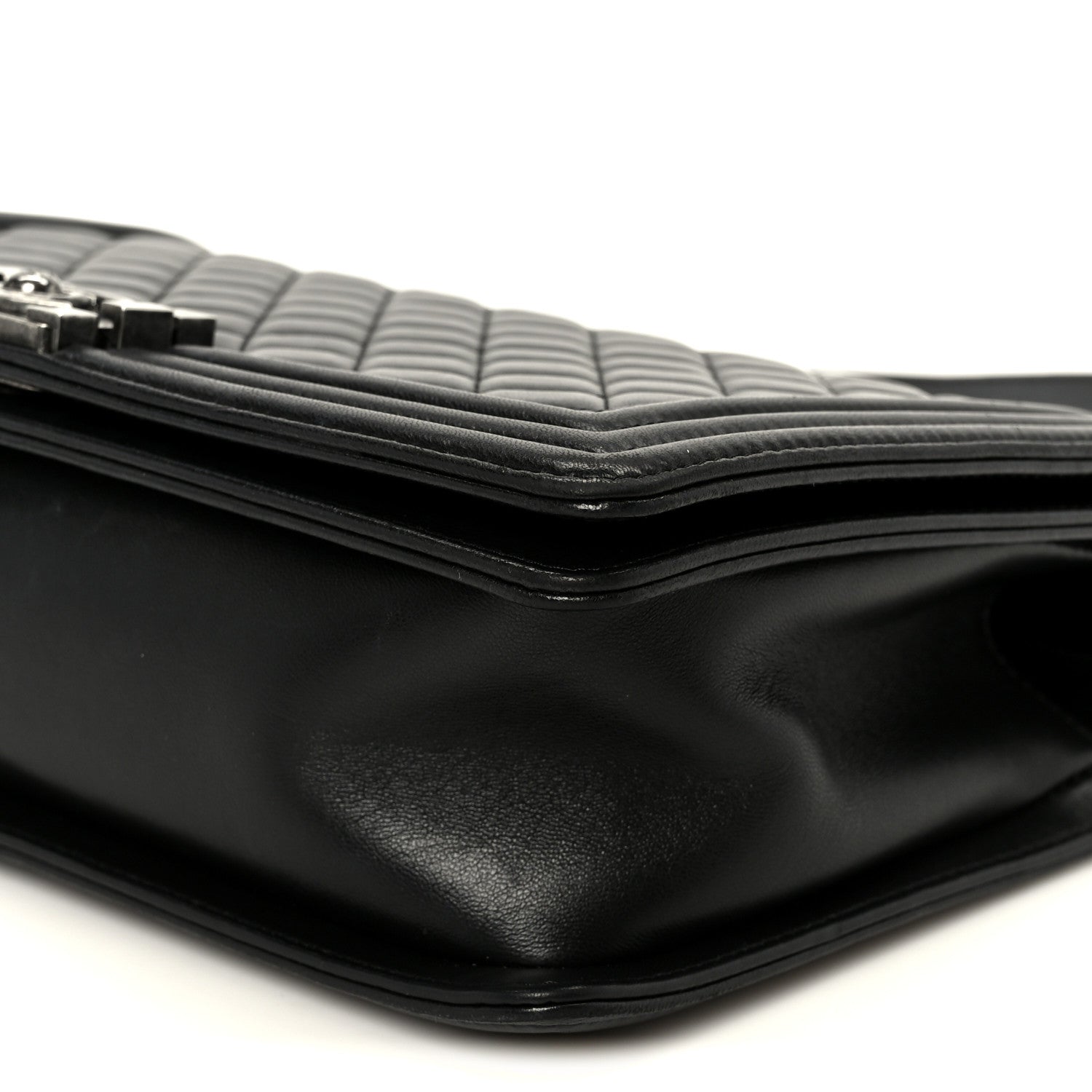 Chanel Calfskin Quilted New Medium Boy Flap Black 10 of 11