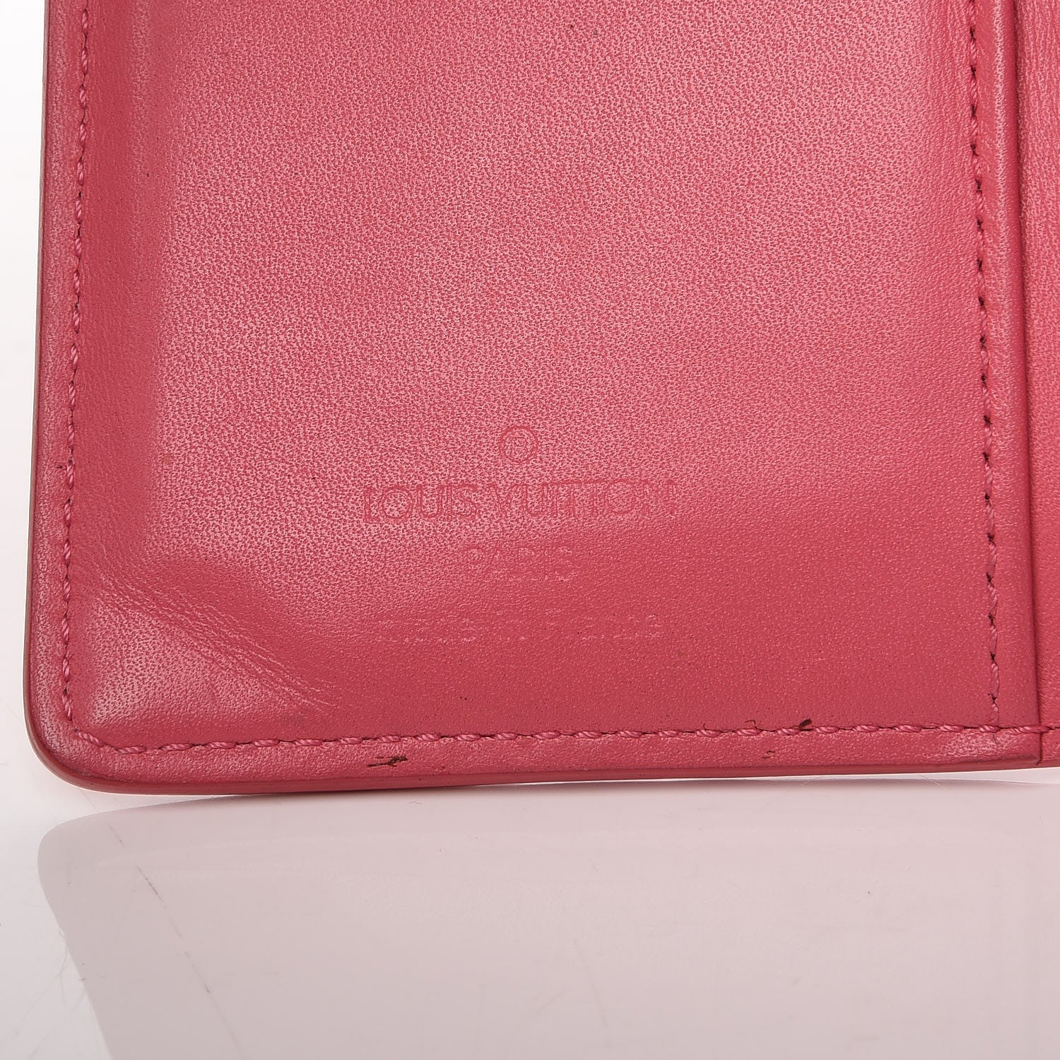 Louis Vuitton Vernis French Purse Wallet Rose Pop 6 of 6