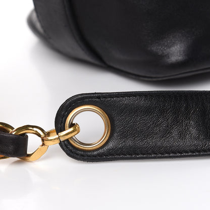 Chanel Lambskin CC Drawstring Shoulder Bag Black 16 of 19