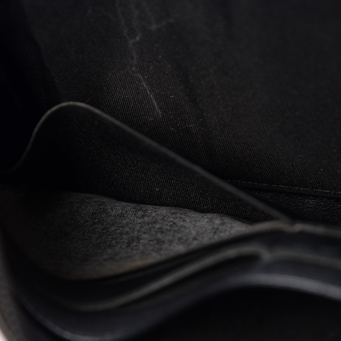 Caviar CC Timeless Large Zip Around Wallet Black