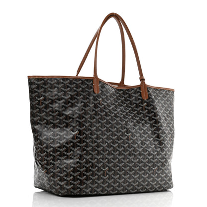 Goyard Goyardine Saint Louis GM Black Gold 4 of 11