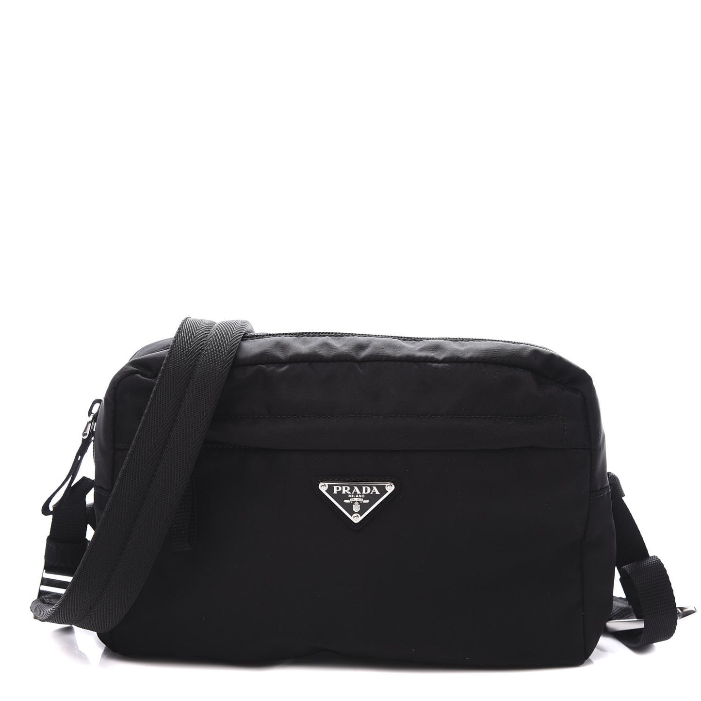 Tessuto Nylon Messenger Bag Black
