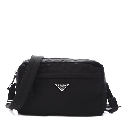 Prada Tessuto Nylon Messenger Bag Black 1 of 10