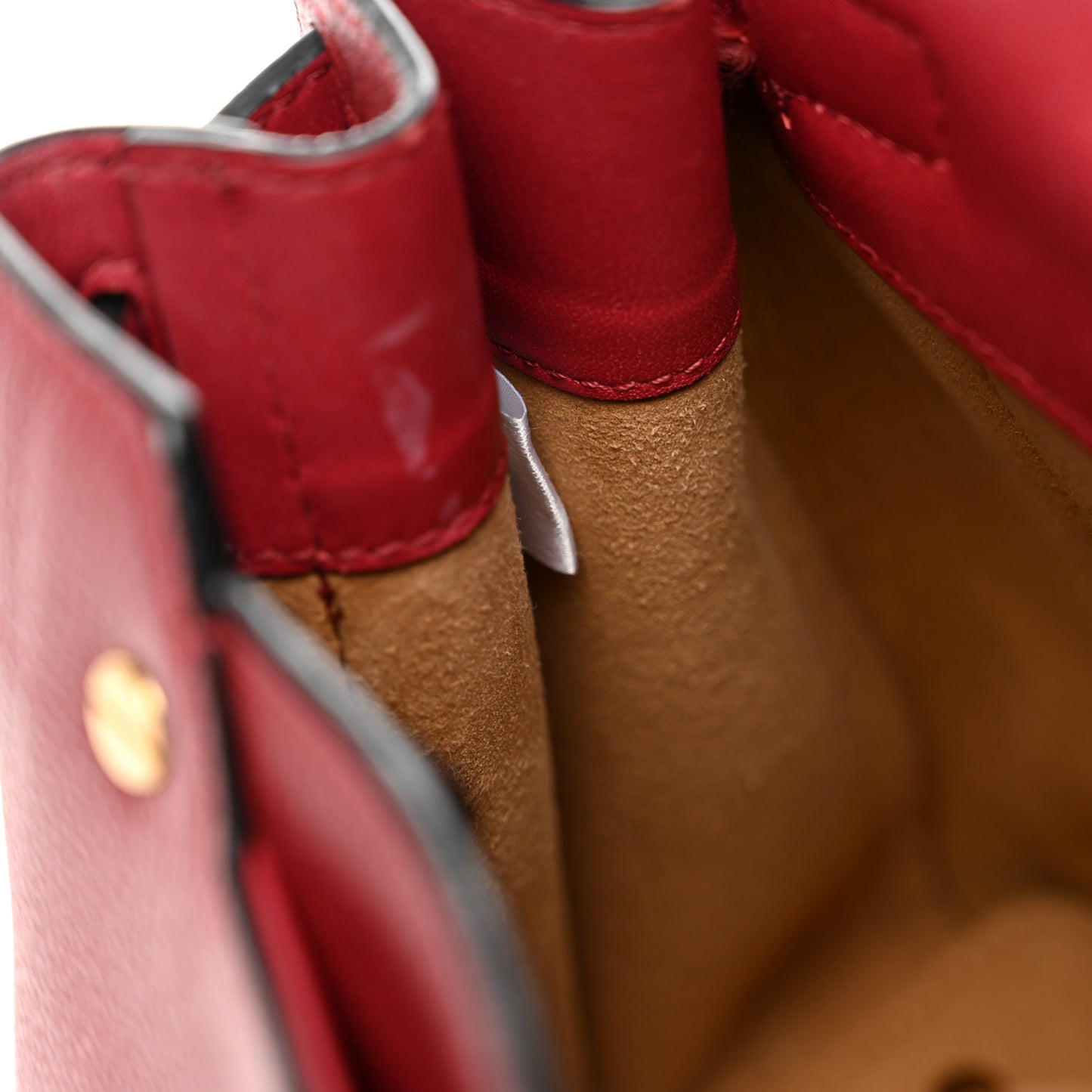 Grained Calfskin Milla Convertible Backpack Scooter Red