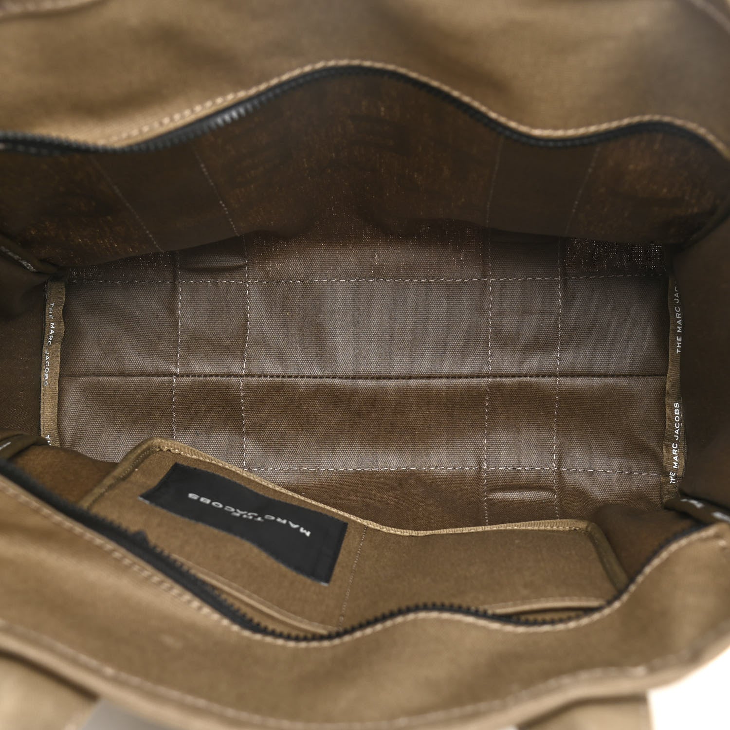 Marc Jacobs Canvas Large Summer Tote Bag Slate Green 5 of 12