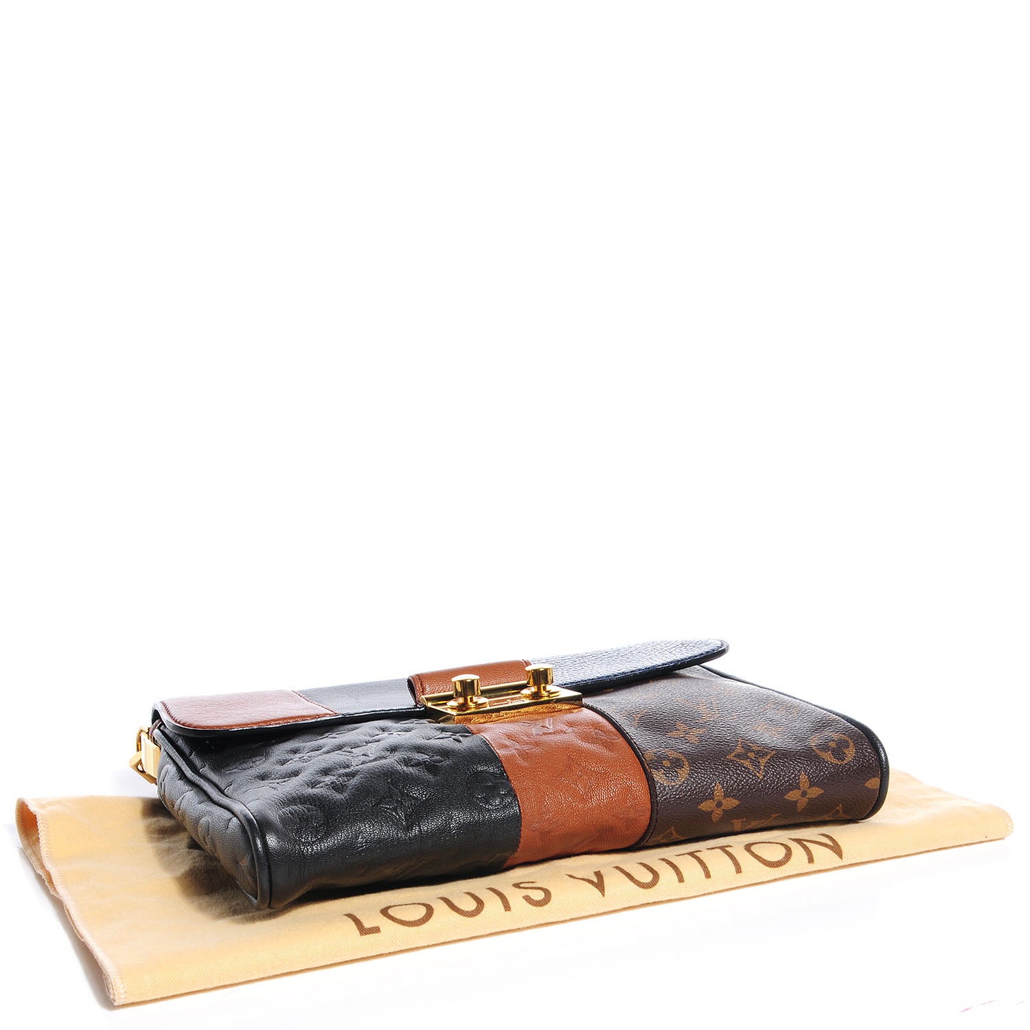 Louis Vuitton Monogram Blocks Pochette Marine 3 of 7