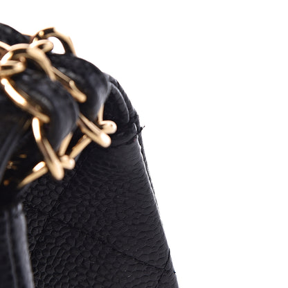 Chanel Caviar Quilted Jumbo Double Flap Black 8 of 14